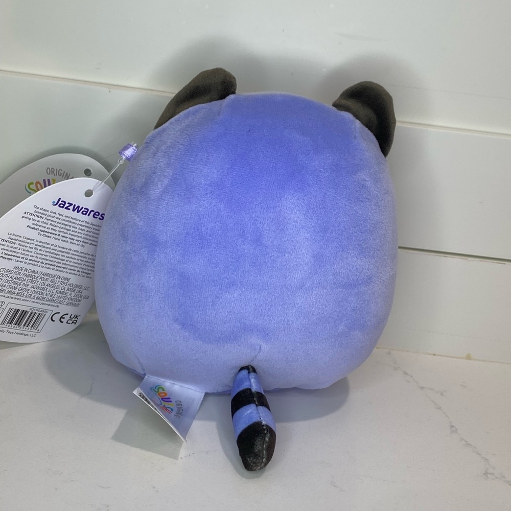 NWT Durango the Fox Squishmallows 5” Periwinkle and purple fuzzy belly - Picture 4 of 4